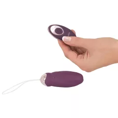   Javida - nositelné rádiové vibrační vajíčko s rotujícími korálky (fialové)