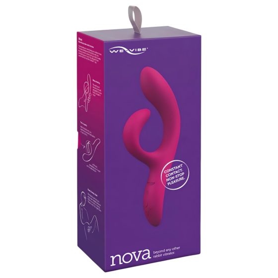 We-Vibe Nova 2 - vibrátor s klitorálním ramenem (fialový)