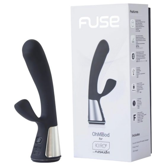 / Fleshlight OHMIBOD Kiiroo - chytrý vibrátor s stimulátorem klitorisu (černý)