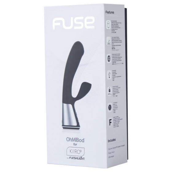 / Fleshlight OHMIBOD Kiiroo - chytrý vibrátor s stimulátorem klitorisu (černý)