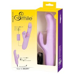  SMILE Thrusting – rotující-vibrující stimulátor s ramenem na klitoris (fialový)