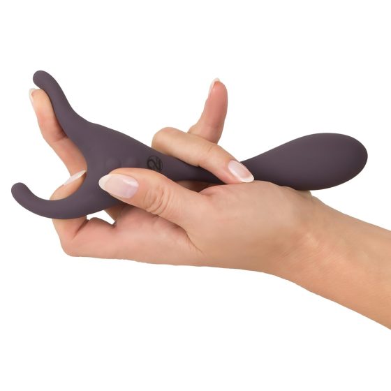Couples Choice - Akumulátorový, rádiem řízený dvoumotorový vibrátor (fialový)