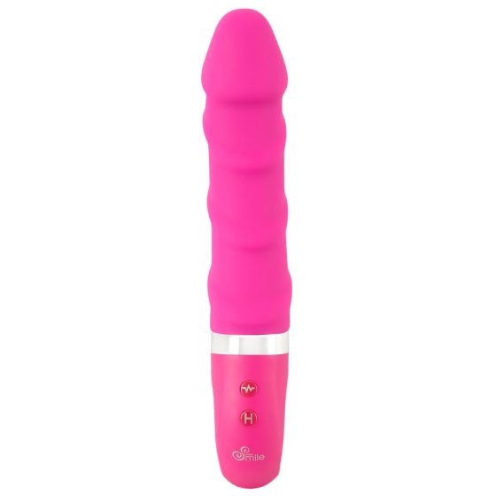 SMILE Soft - nabíjecí hřejivý vibrátor (růžový)