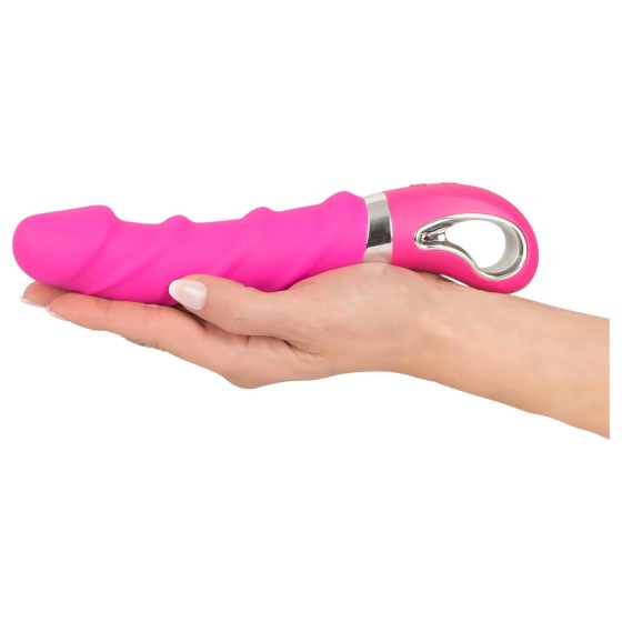 SMILE Soft - nabíjecí hřejivý vibrátor (růžový)
