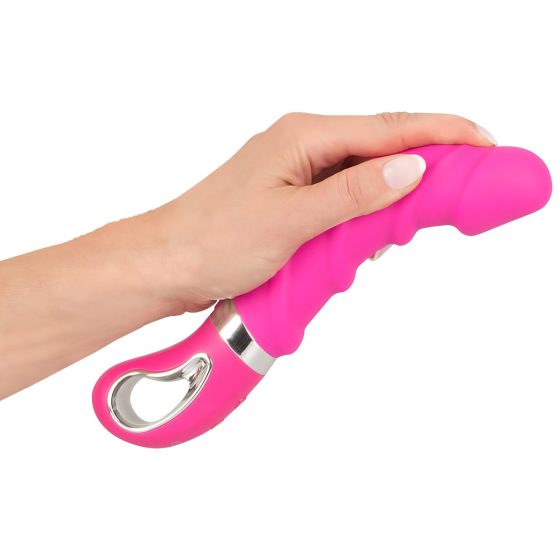 SMILE Soft - nabíjecí hřejivý vibrátor (růžový)