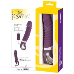   SMILE Soft - akumulátorový, vyhřívaný vibrátor (fialový)
