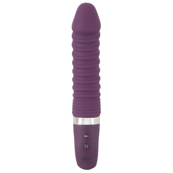 SMILE Soft - akumulátorový, vyhřívaný vibrátor (fialový)