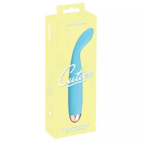 Cuties Mini - vibrátor na G-bod - vodotěsný, dobíjecí - tyrkysový