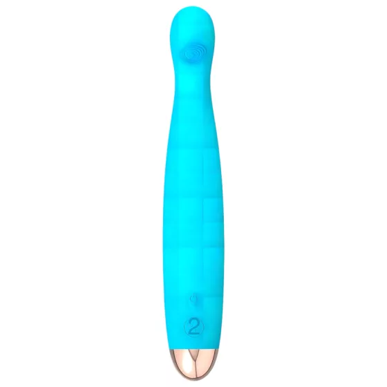 Cuties Mini - vibrátor na G-bod - vodotěsný, dobíjecí - tyrkysový