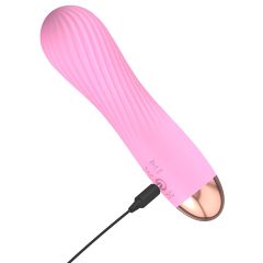   Cuties Mini - akumulátorový, vodotěsný, spirálový vibrátor (růžový)