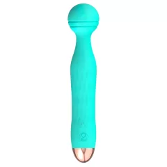   Cuties Mini Wand - akumulátorový, vodotěsný masážní vibrátor (zelený)