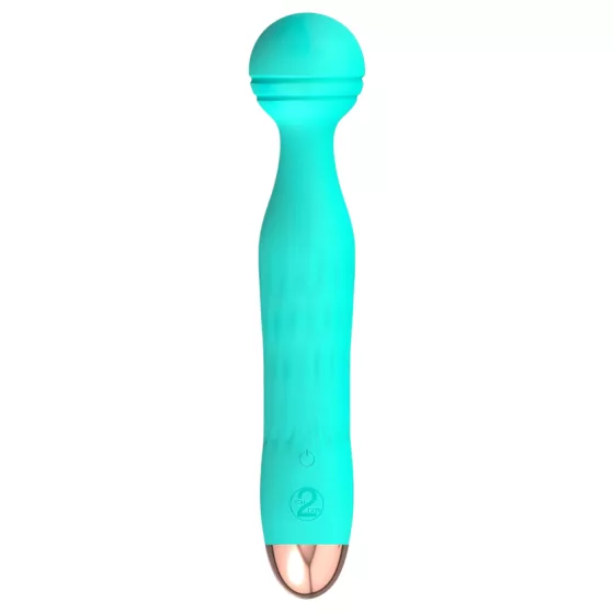 Cuties Mini Wand - akumulátorový, vodotěsný masážní vibrátor (zelený)