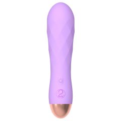   Cuties Mini - akumulátorový, voděodolný, mřížkovaný vibrátor (fialový)