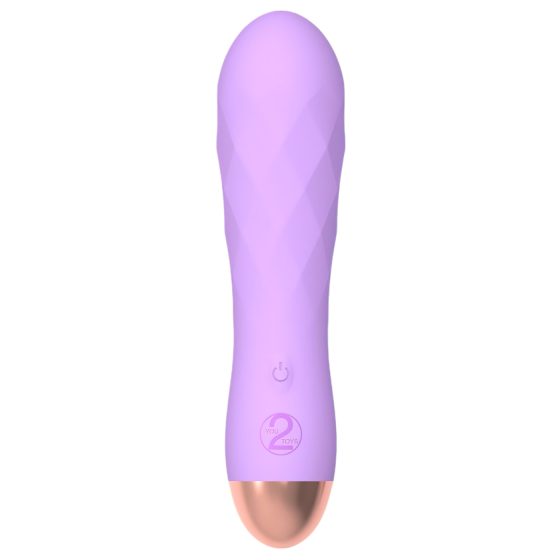 Cuties Mini - akumulátorový, voděodolný, mřížkovaný vibrátor (fialový)