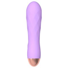   Cuties Mini - akumulátorový, voděodolný, mřížkovaný vibrátor (fialový)