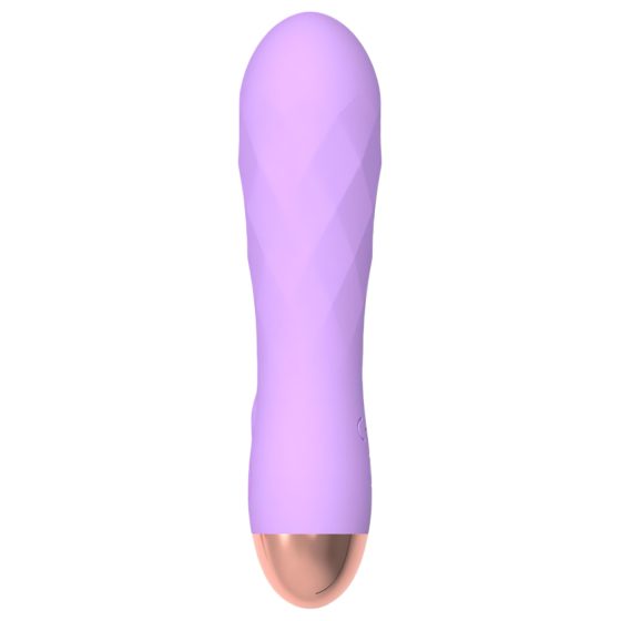 Cuties Mini - akumulátorový, voděodolný, mřížkovaný vibrátor (fialový)