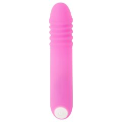   You2Toys - Flashing Mini Vibe - akumulátorový, svítící vibrátor (růžový)