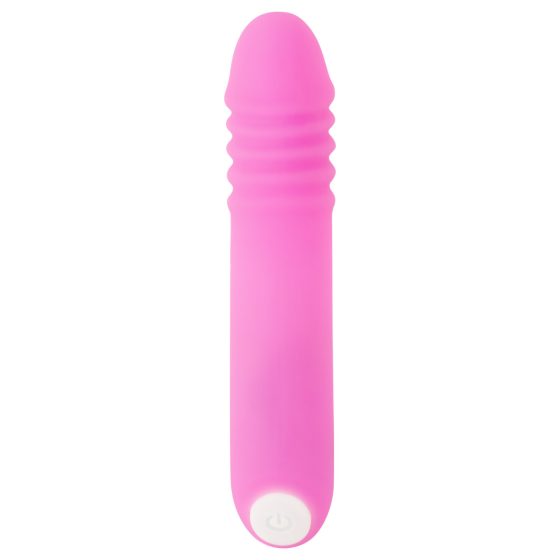 You2Toys - Flashing Mini Vibe - akumulátorový, svítící vibrátor (růžový)