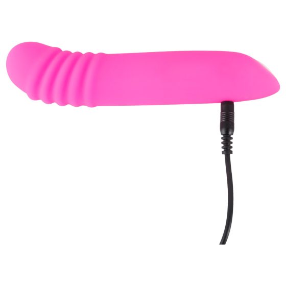 You2Toys - Flashing Mini Vibe - akumulátorový, svítící vibrátor (růžový)