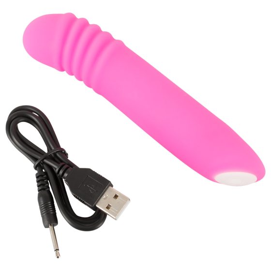 You2Toys - Flashing Mini Vibe - akumulátorový, svítící vibrátor (růžový)