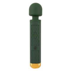   Emerald Love Wand - dobíjecí, vodotěsný masážní vibrátor (zelený)