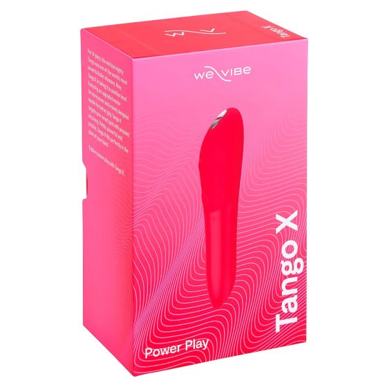 We-Vibe Tango X - akumulátorový, vodotěsný tyčový vibrátor (korál)