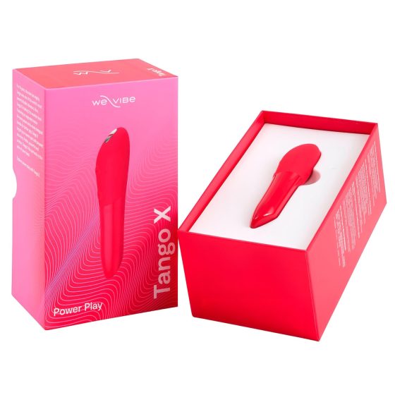 We-Vibe Tango X - akumulátorový, vodotěsný tyčový vibrátor (korál)
