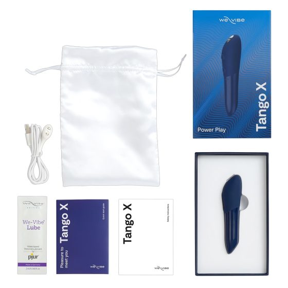 We-Vibe Tango X - vodotěsný tyčový vibrátor (modrý)
