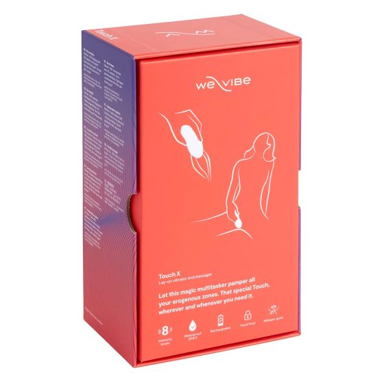 We-Vibe Touch X - nabíjecí, vodotěsný vibrátor na klitoris (korálově)