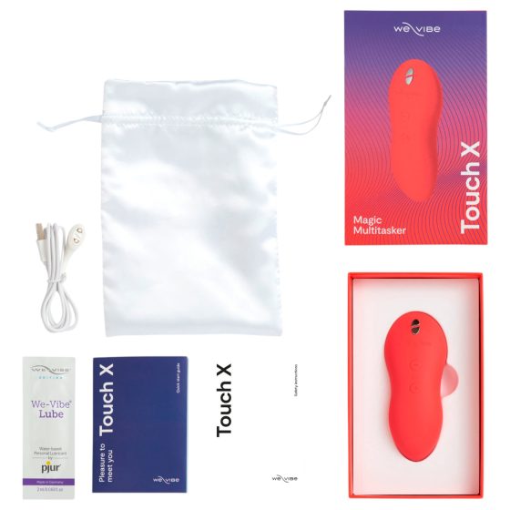 We-Vibe Touch X - nabíjecí, vodotěsný vibrátor na klitoris (korálově)