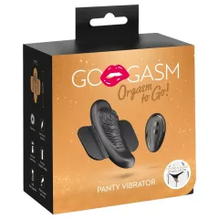   GoGasm Panty - vibrační kalhotky - dobíjecí, dálkové ovládání - černé