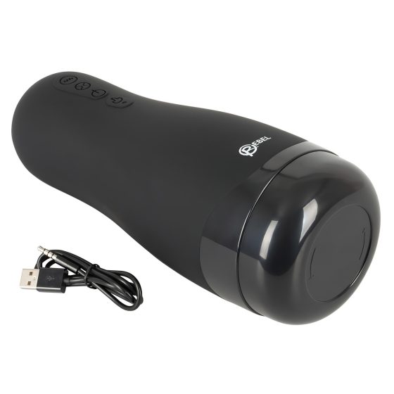 Rebel - masturbátor s ohřevem a vibracemi - nabíjecí umělá vagína