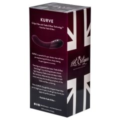   Hot Octopuss Kurve - dobíjecí, vodotěsný vibrátor na bod G (fialový)