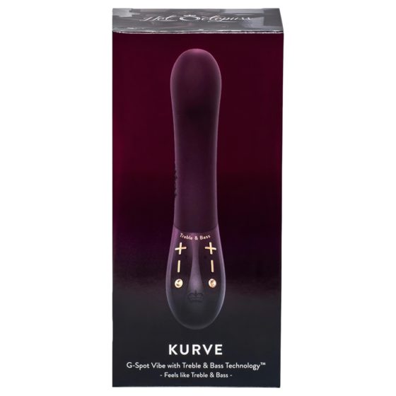 Hot Octopuss Kurve - dobíjecí, vodotěsný vibrátor na bod G (fialový)