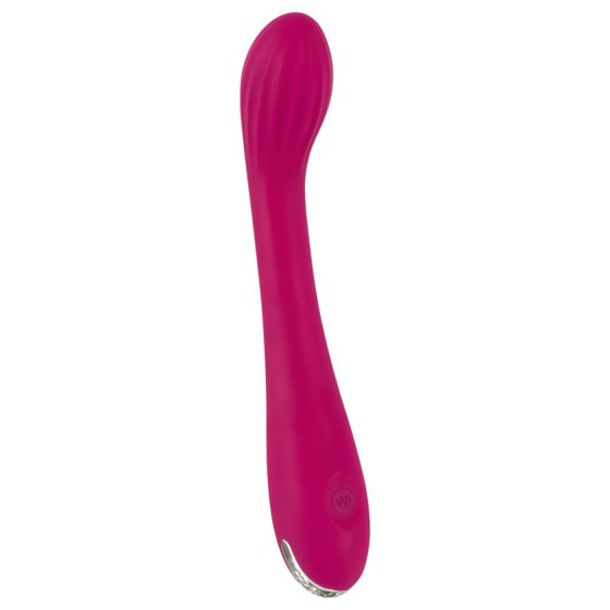 SMILE G-spot - dobíjecí, vroubkovaný vibrátor na G-bod (fialový)
