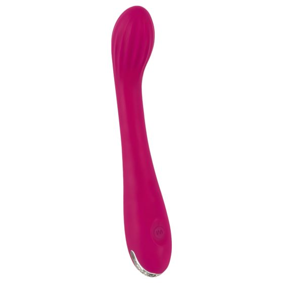 SMILE G-spot - dobíjecí, vroubkovaný vibrátor na G-bod (fialový)