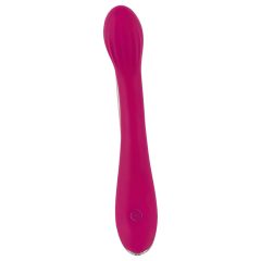   SMILE G-spot - dobíjecí, vroubkovaný vibrátor na G-bod (fialový)