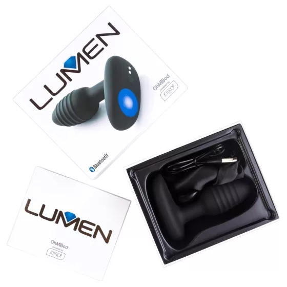 Kiiroo OhMiBod Lumen - interaktivní vibrační stimulátor prostaty (černý)