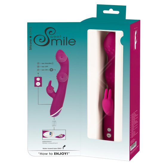 SMILE - flexibilní vibrátor na bod A a G s pohyblivým ramenem (fialový)