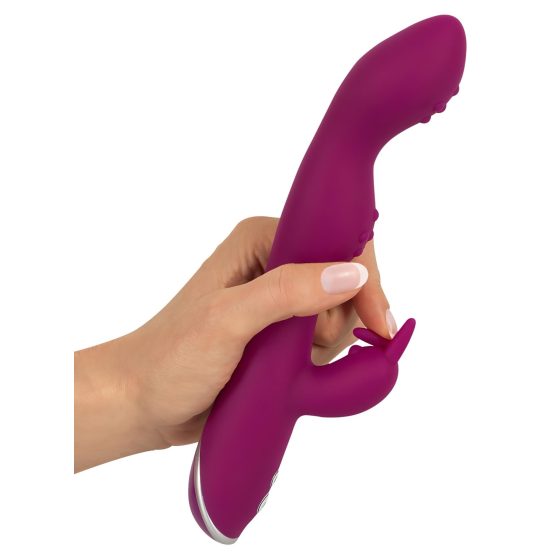 SMILE - flexibilní vibrátor na bod A a G s pohyblivým ramenem (fialový)