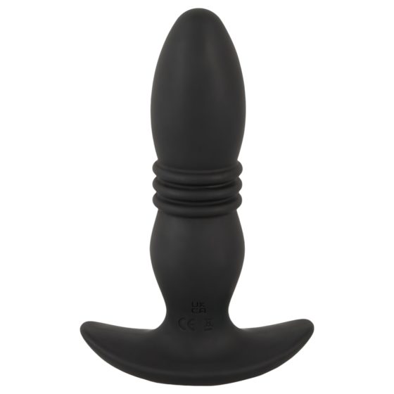 ANOS - rádiový pohyblivý anální vibrátor (černý)