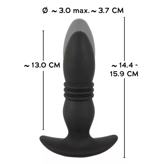 ANOS - anální vibrátor s rádiovým ovládáním - černý