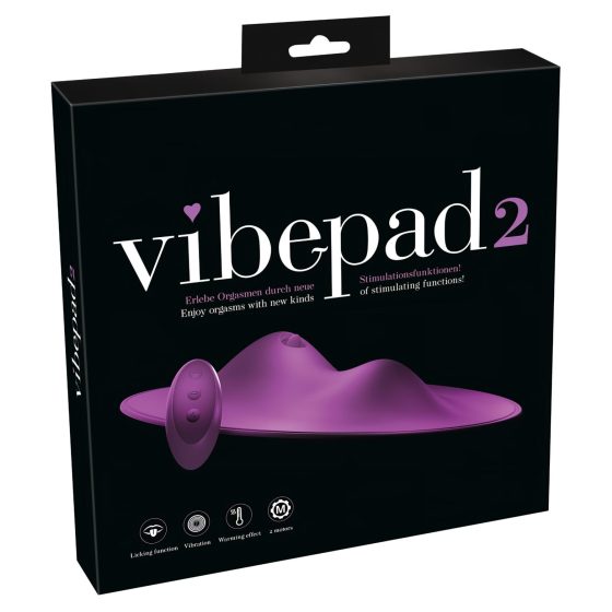 VibePad 2 - vibrační podložka pro lízání (fialová)