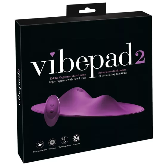 VibePad 2 - vibrační polštářek na lízání - fialový