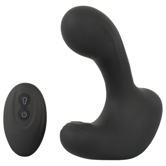 Rebel RC - dobíjecí, rádiem řízený anální vibrátor s pumpováním (černý)