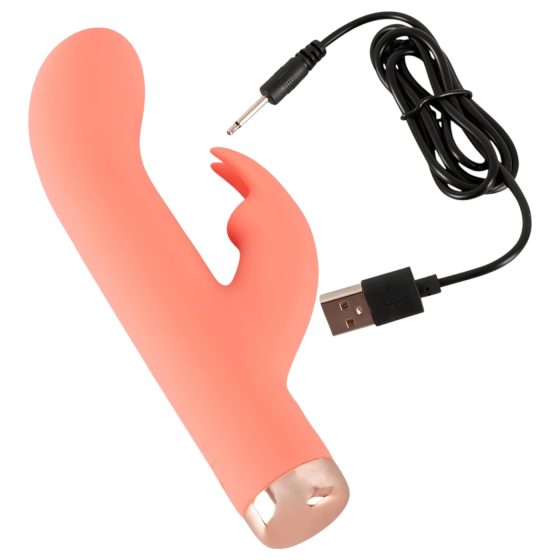 You2Toys peachy! mini rabbit - akumulátorový králičí vibrátor (broskev)