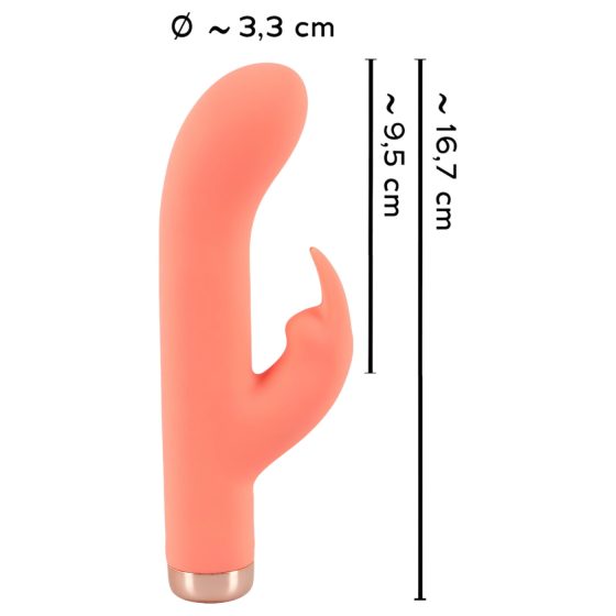 You2Toys peachy! mini rabbit - akumulátorový králičí vibrátor (broskev)