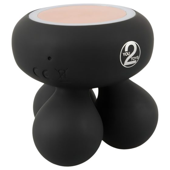 You2Toys CUPA Mini - hřejivý masážní vibrátor (černý)