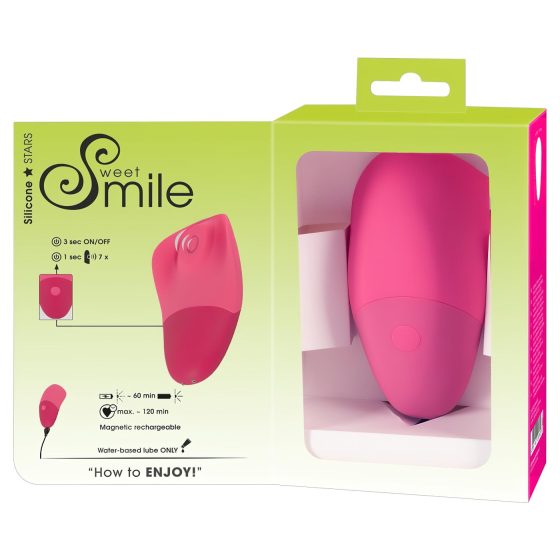 SMILE Thumping Touch - akumulátorový pulzující vibrátor na klitoris (růžový)
