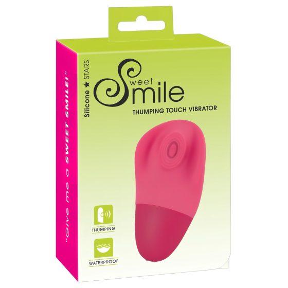 SMILE Thumping Touch - akumulátorový pulzující vibrátor na klitoris (růžový)